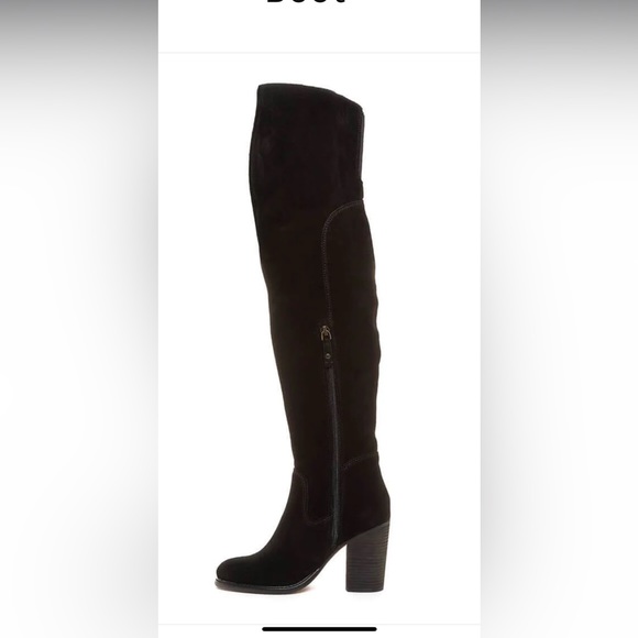 Kelsi Dagger Brooklyn Logan Over The Knee  Suede Boots - Picture 4 of 12